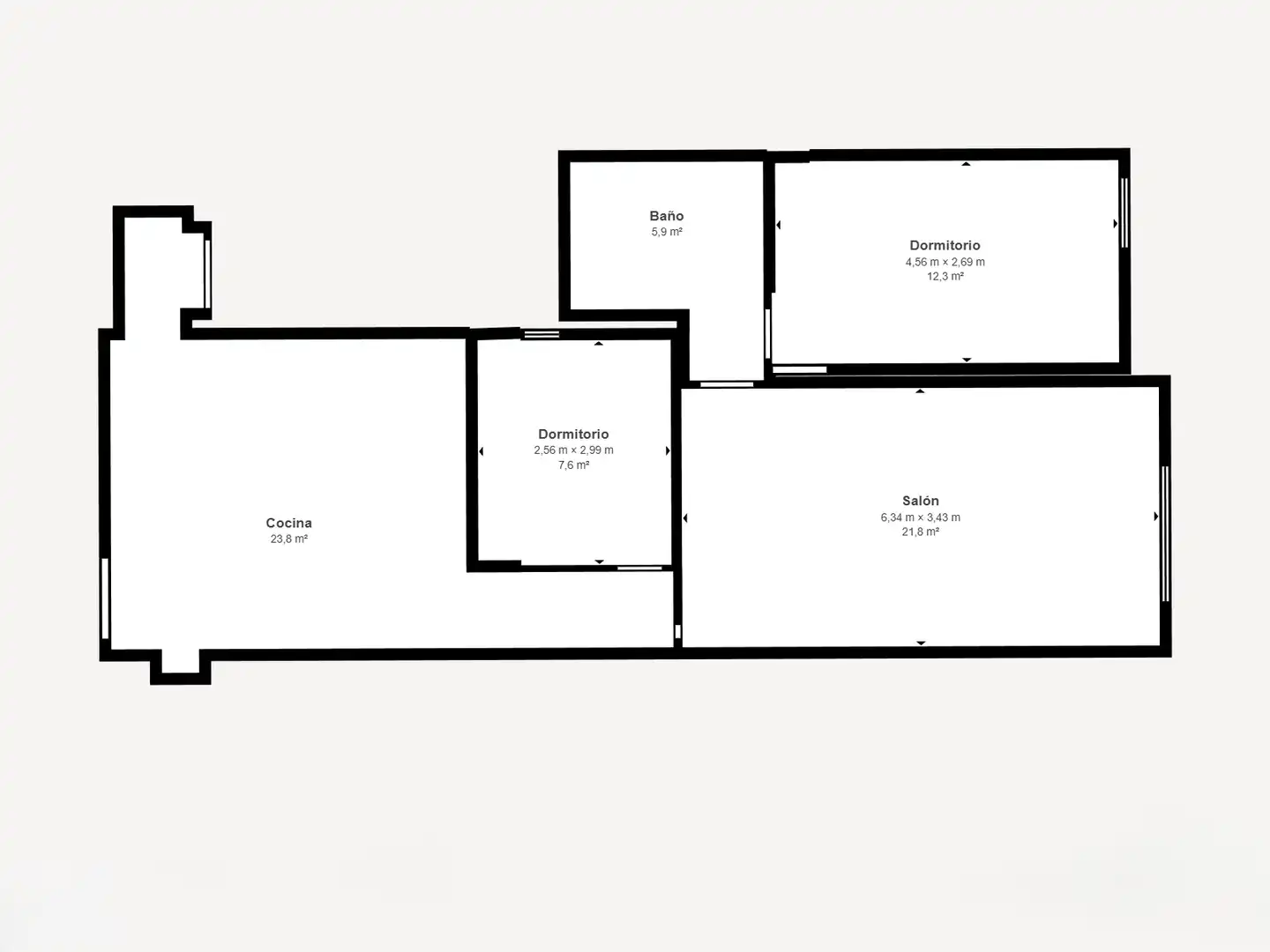Wohnung zum Verkauf in Vinaròs mit Heizung, Parkett und Möbliert