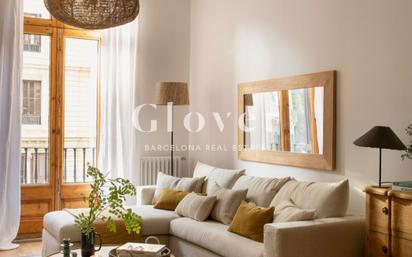 Living room of Flat to rent in  Barcelona Capital  with Air Conditioner