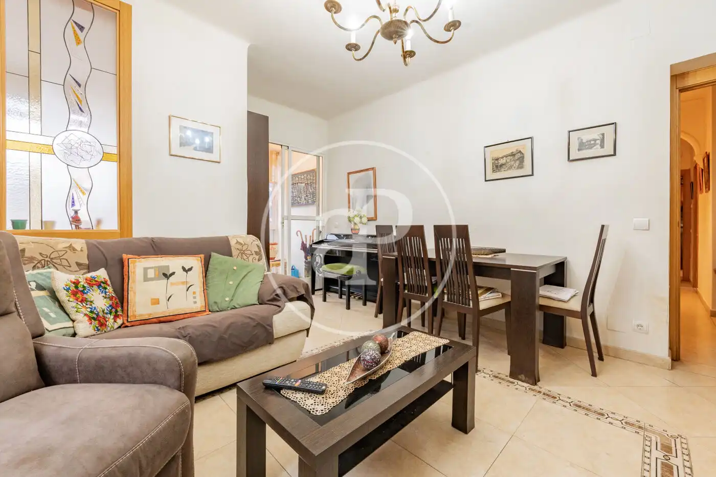 Living room of Flat for sale in Madrid  with Heating, Terrace and Storage room
