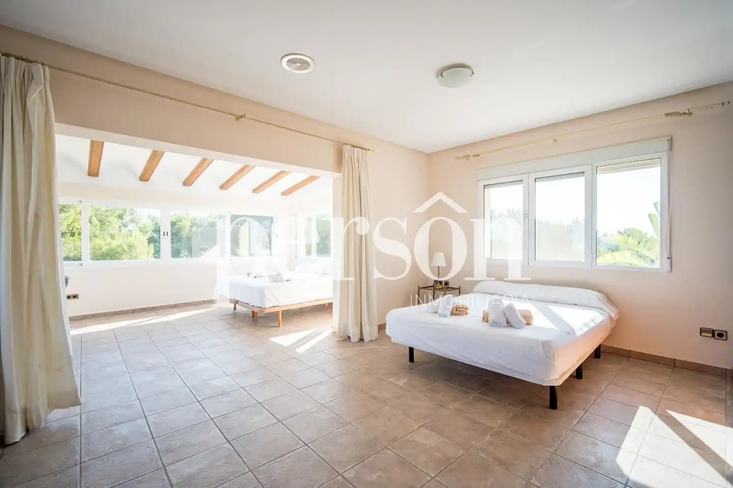 Bedroom of Houses for sale in Jávea / Xàbia  with Air Conditioner, Heating and Private garden