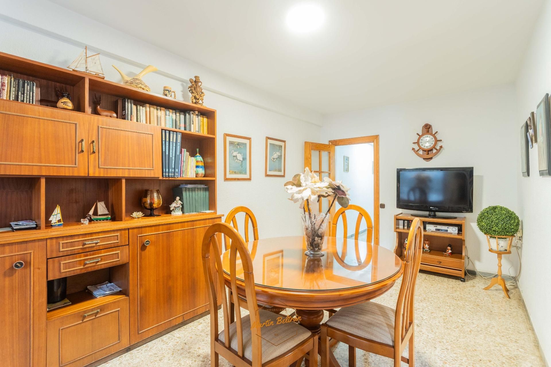 Dining room of Flat for sale in  Almería Capital  with Air Conditioner