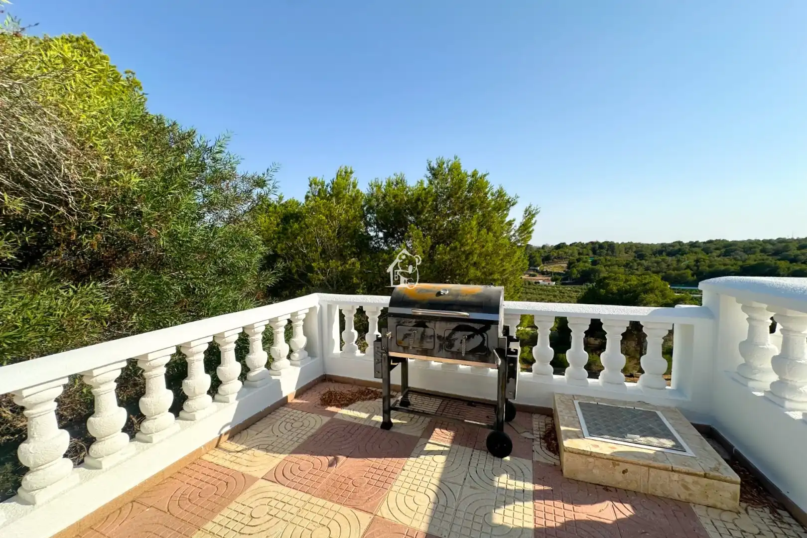 Terrasse von Country house zur Miete in Pilar de la Horadada mit Privatgarten, Terrasse und Abstellraum