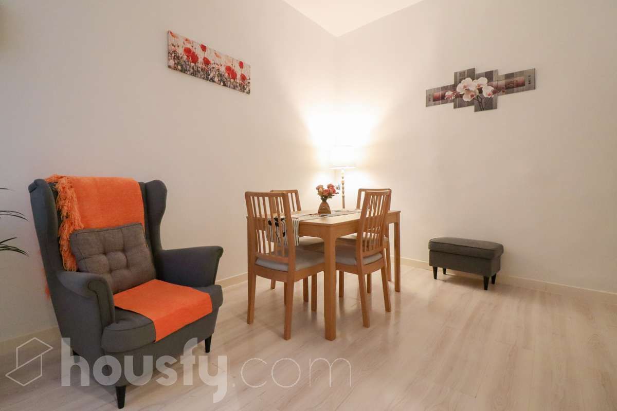 Dining room of Flat for sale in  Madrid Capital  with Air Conditioner and Terrace