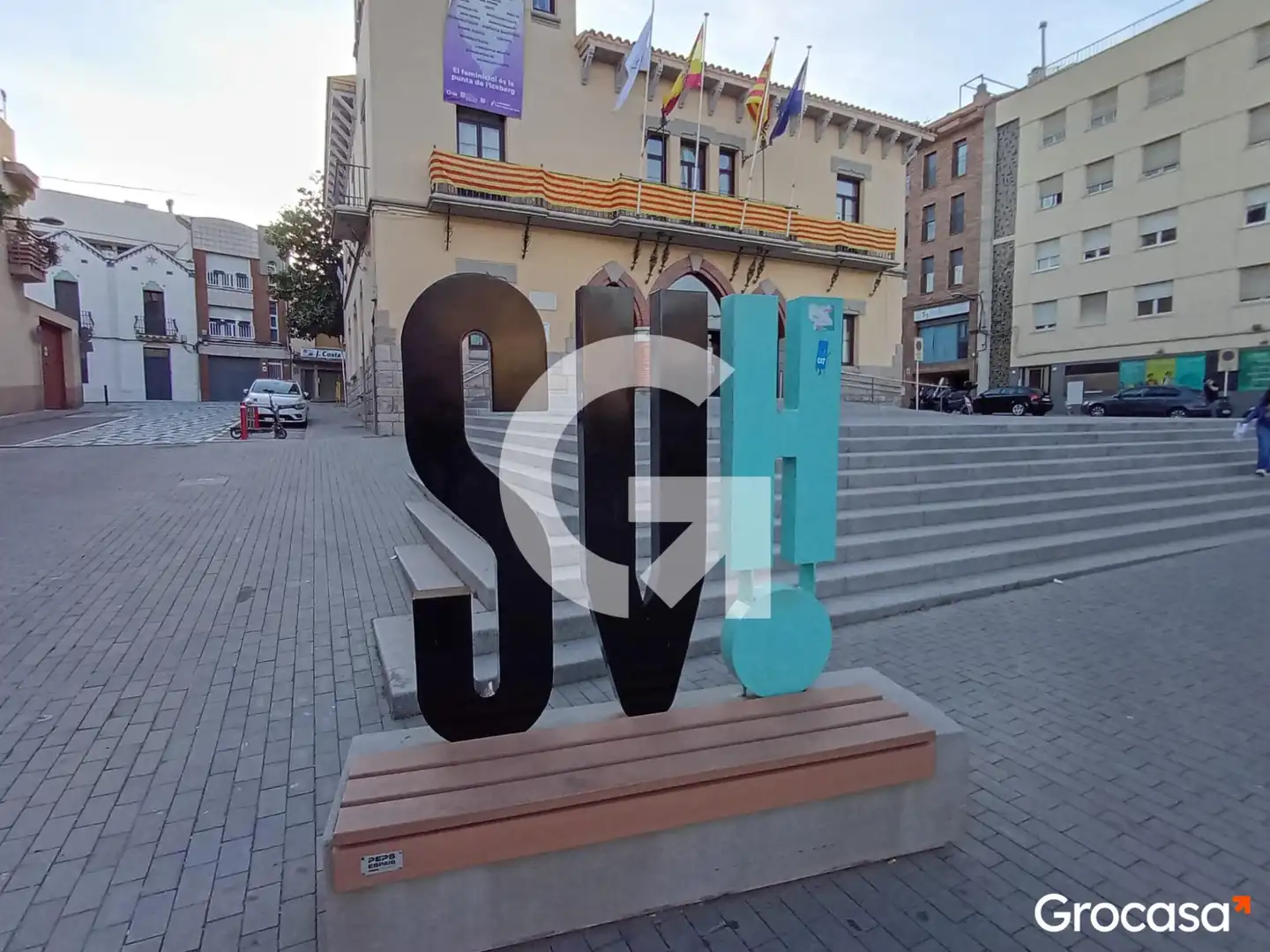 Außenansicht von Dachboden zum Verkauf in Sant Vicenç Dels Horts mit Klimaanlage, Heizung und Terrasse
