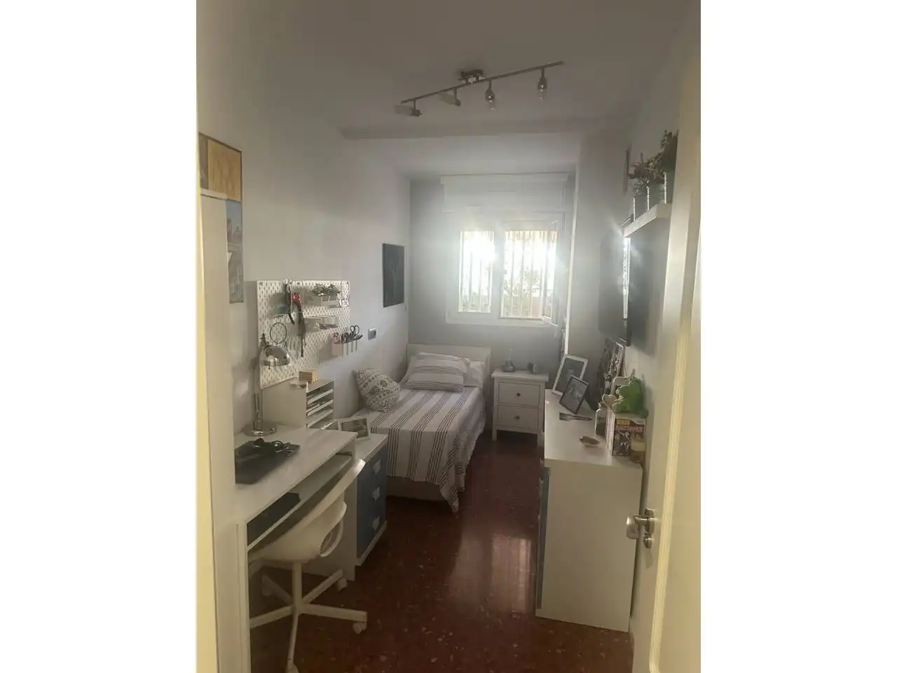 Bedroom of Attic for sale in Valencia  with Air Conditioner, Parquet flooring and Terrace