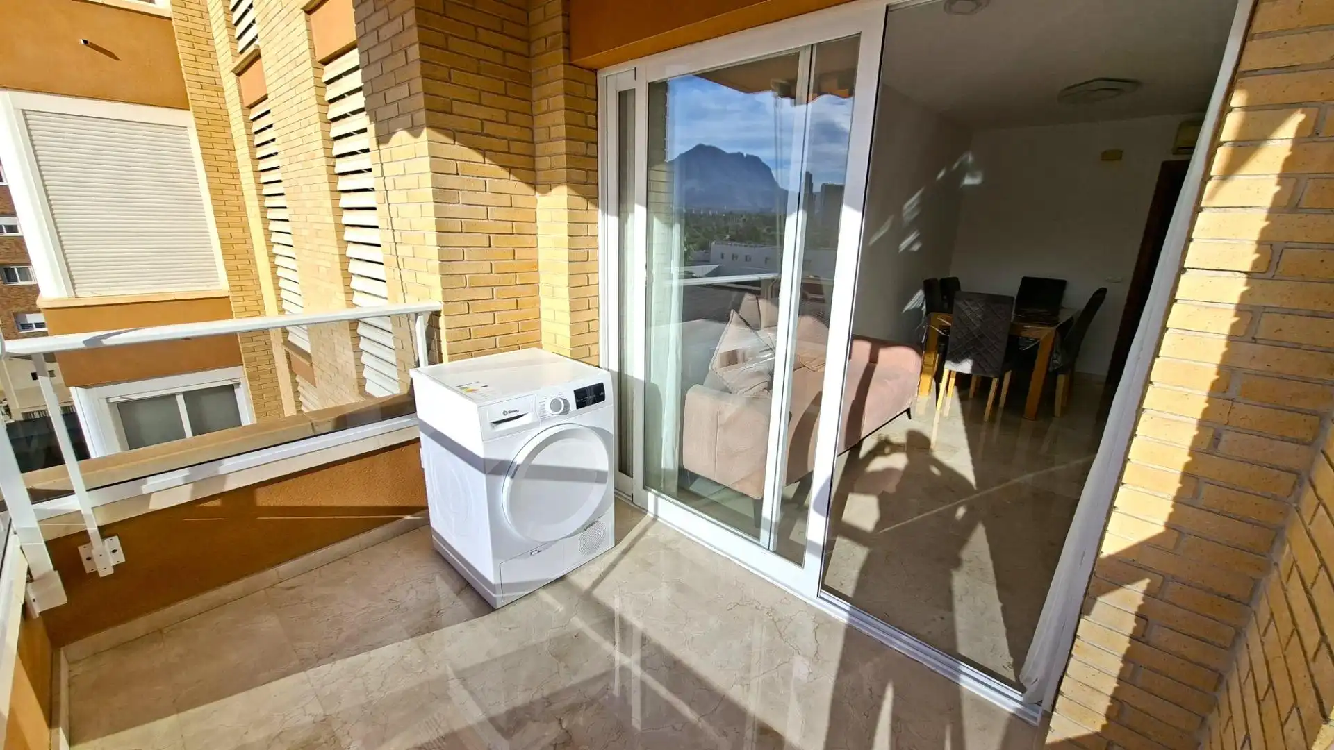 Balcony of Flat for sale in Benidorm  with Private garden, Terrace and Furnished