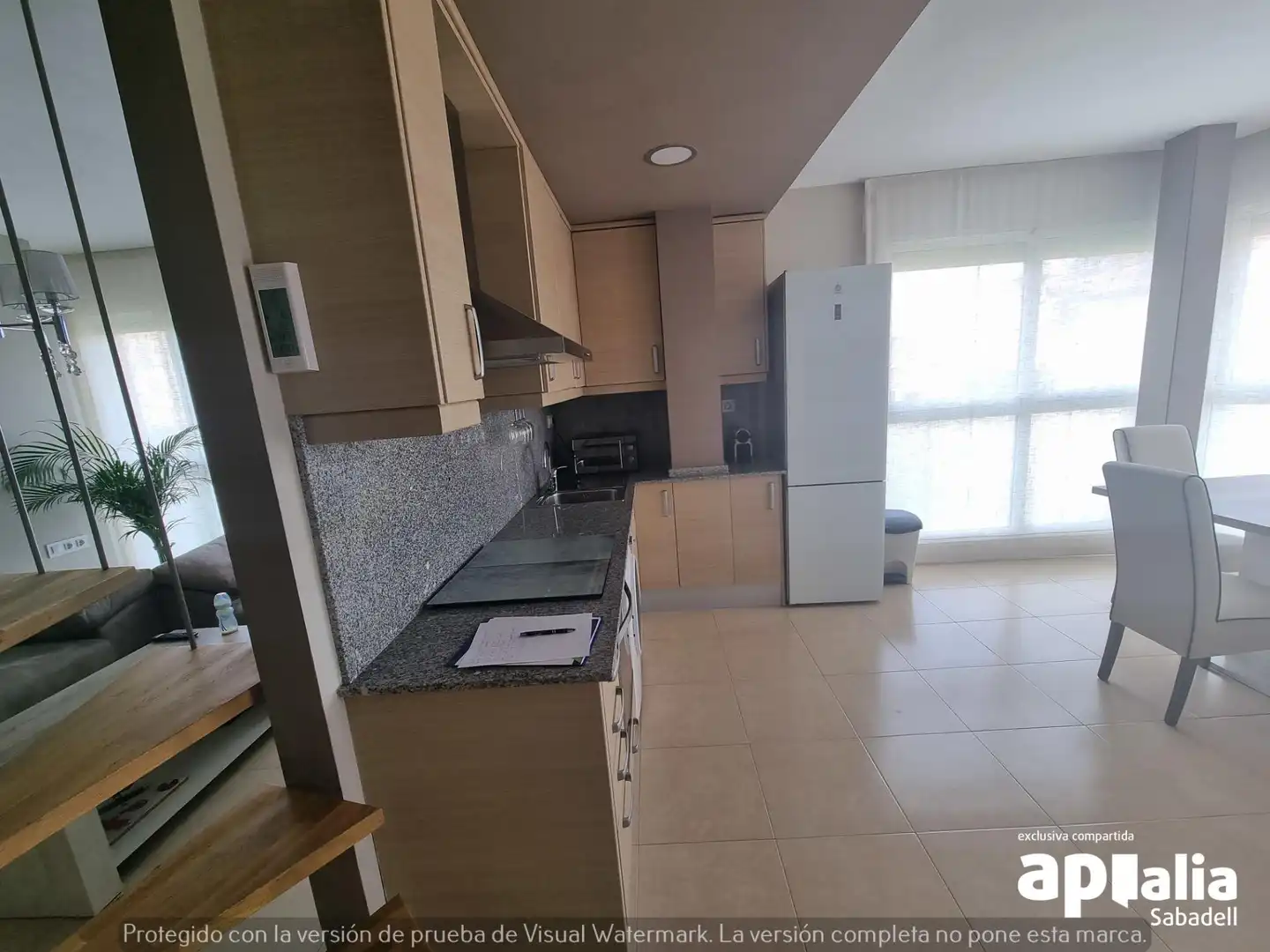 Kitchen of Attic for sale in Sabadell  with Heating, Terrace and Furnished