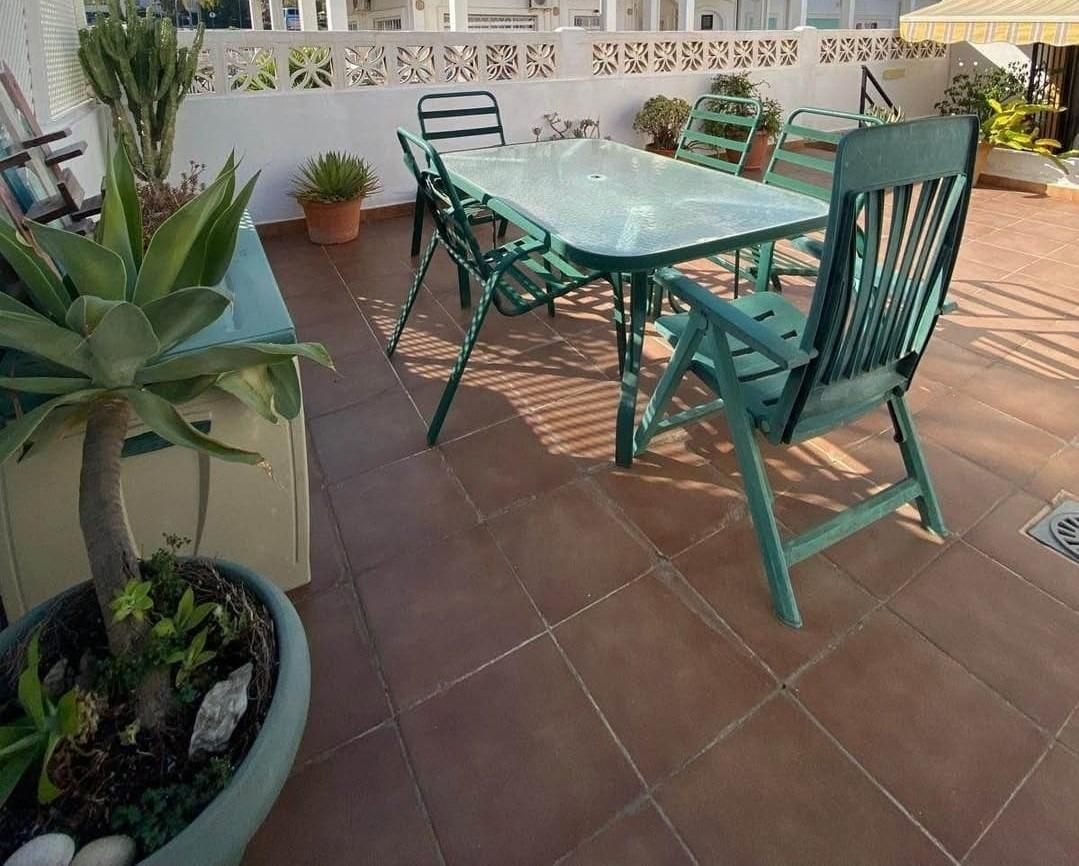 Terrace of Single-family semi-detached for sale in Torremolinos  with Air Conditioner, Private garden and Community pool