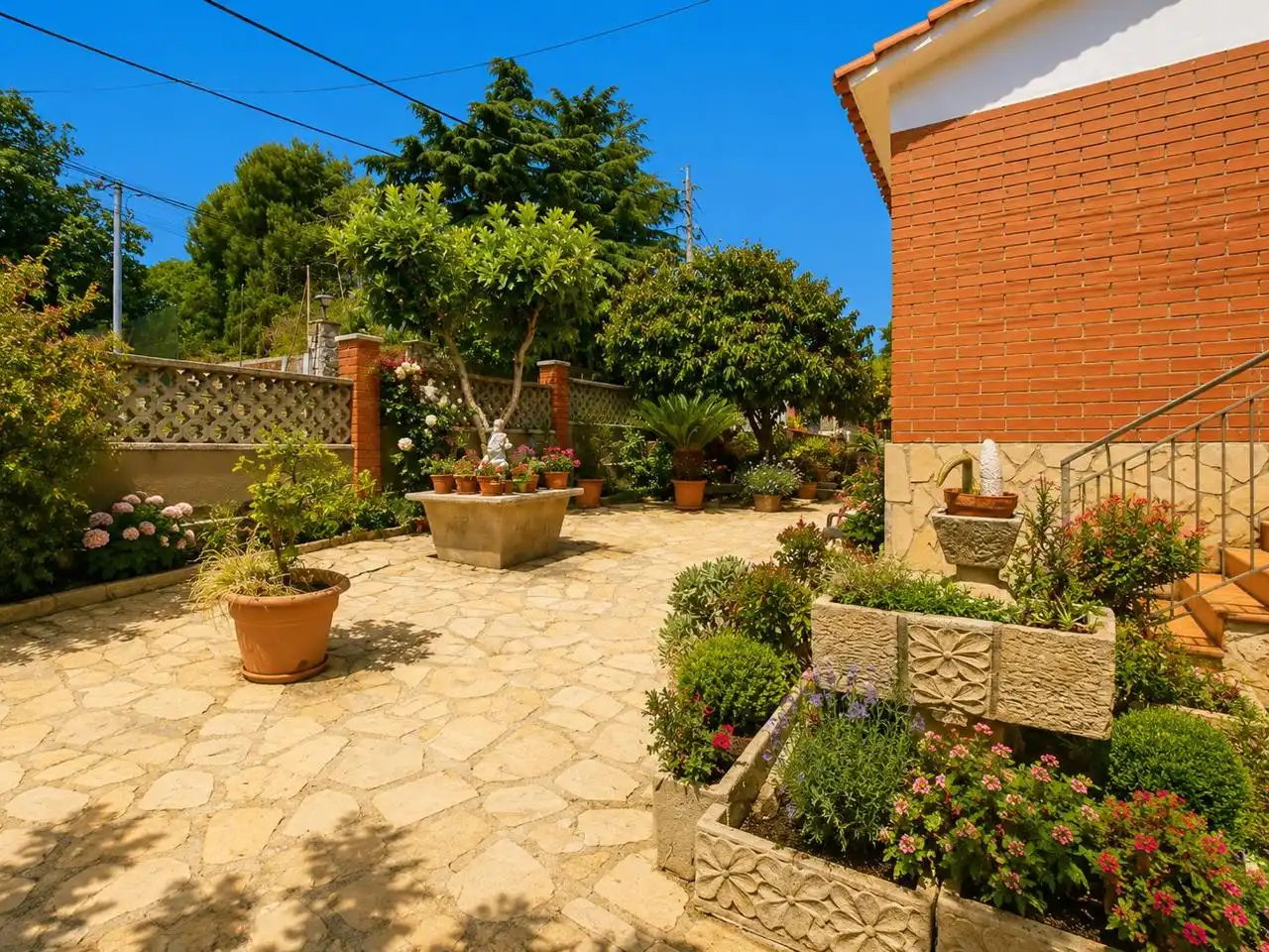 Terrassa de Casa o xalet en venda en Esparreguera amb Calefacció, Jardí privat i Terrassa