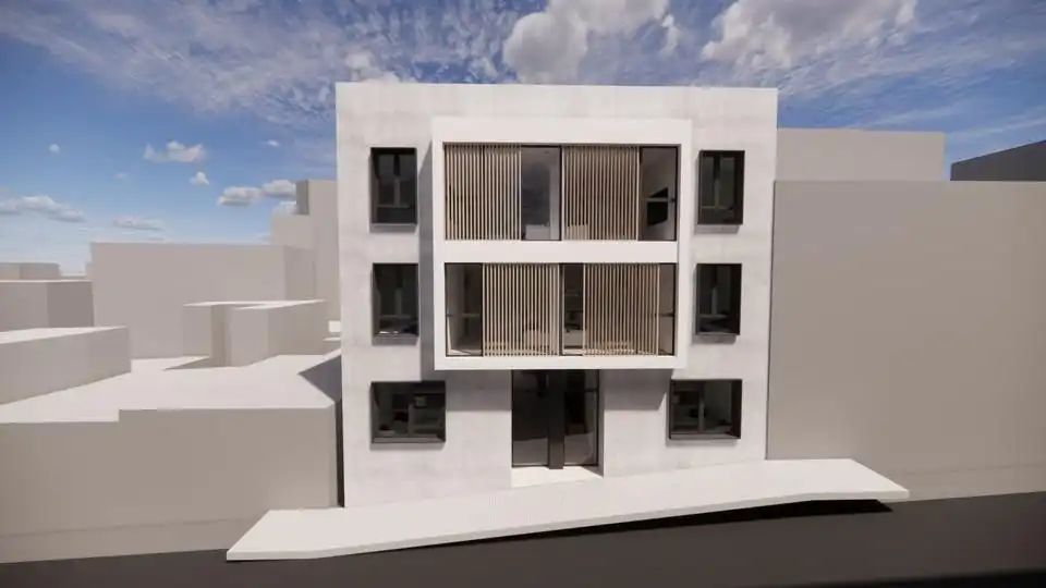 Exterior view of Apartments for sale in Málaga  with Air Conditioner, Heating and Storage room