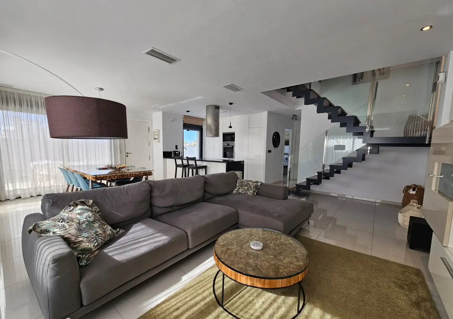 Sala de estar de Casa o chalet en venta en Rojales con Aire acondicionado, Jardín privado y Terraza