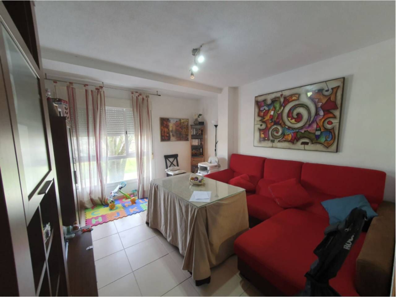 Sala d'estar de Apartament en venda en Badajoz Capital amb Aire condicionat i Traster