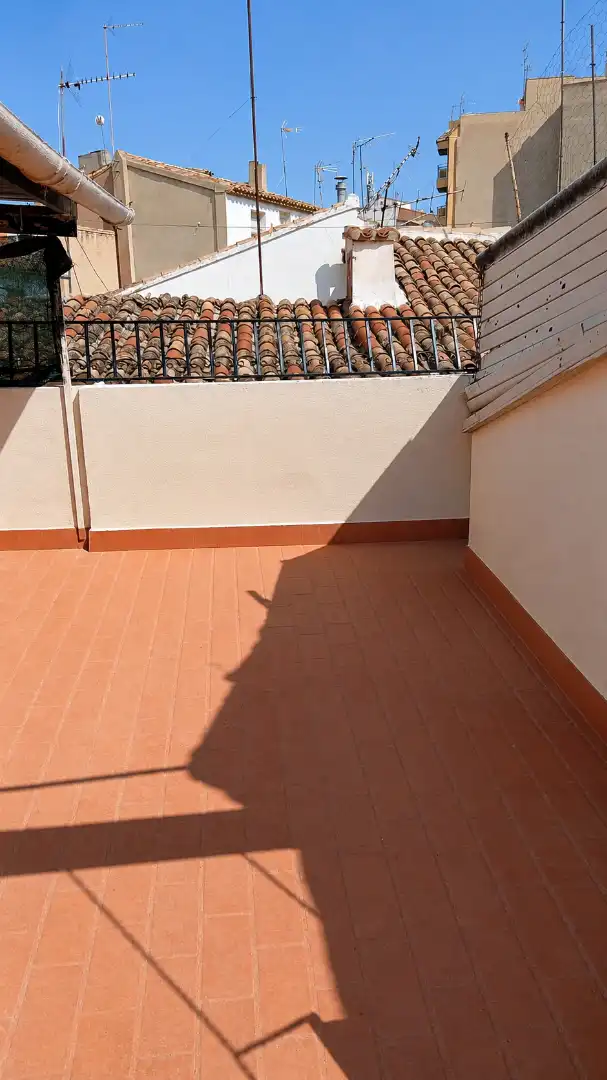Terrassa de Casa adosada de lloguer en Utiel amb Terrassa, Moblat i Forn