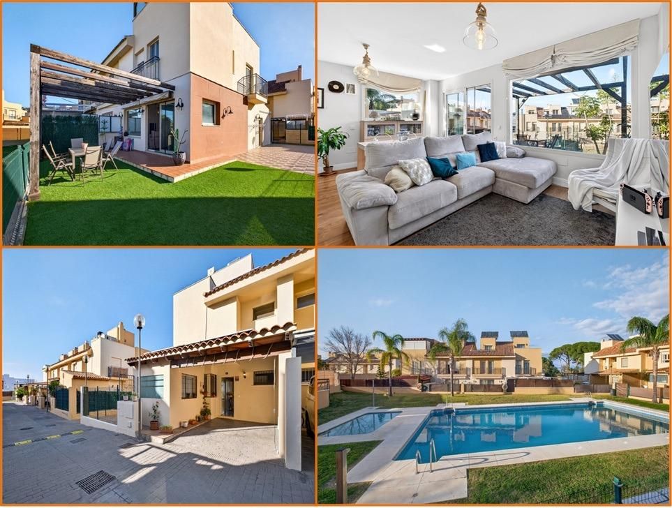 Vista exterior de Casa adosada en venda en Alhaurín de la Torre amb Aire condicionat, Calefacció i Jardí privat