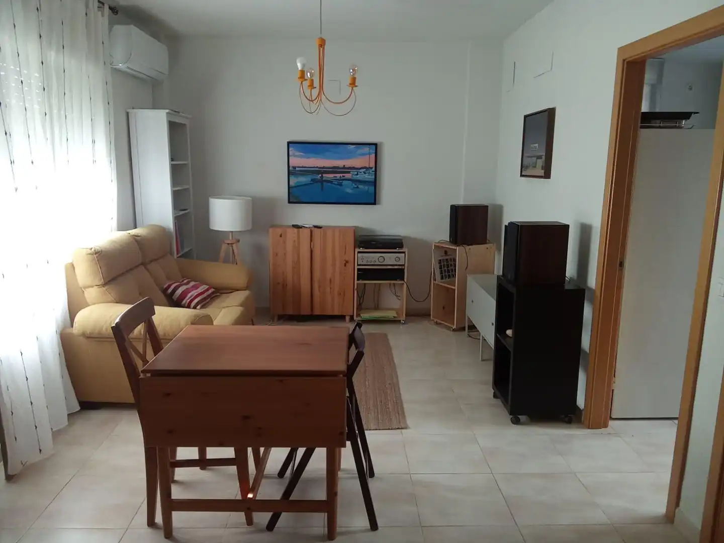 Sala d'estar de Casa adosada en venda en Casar de Cáceres, Cáceres