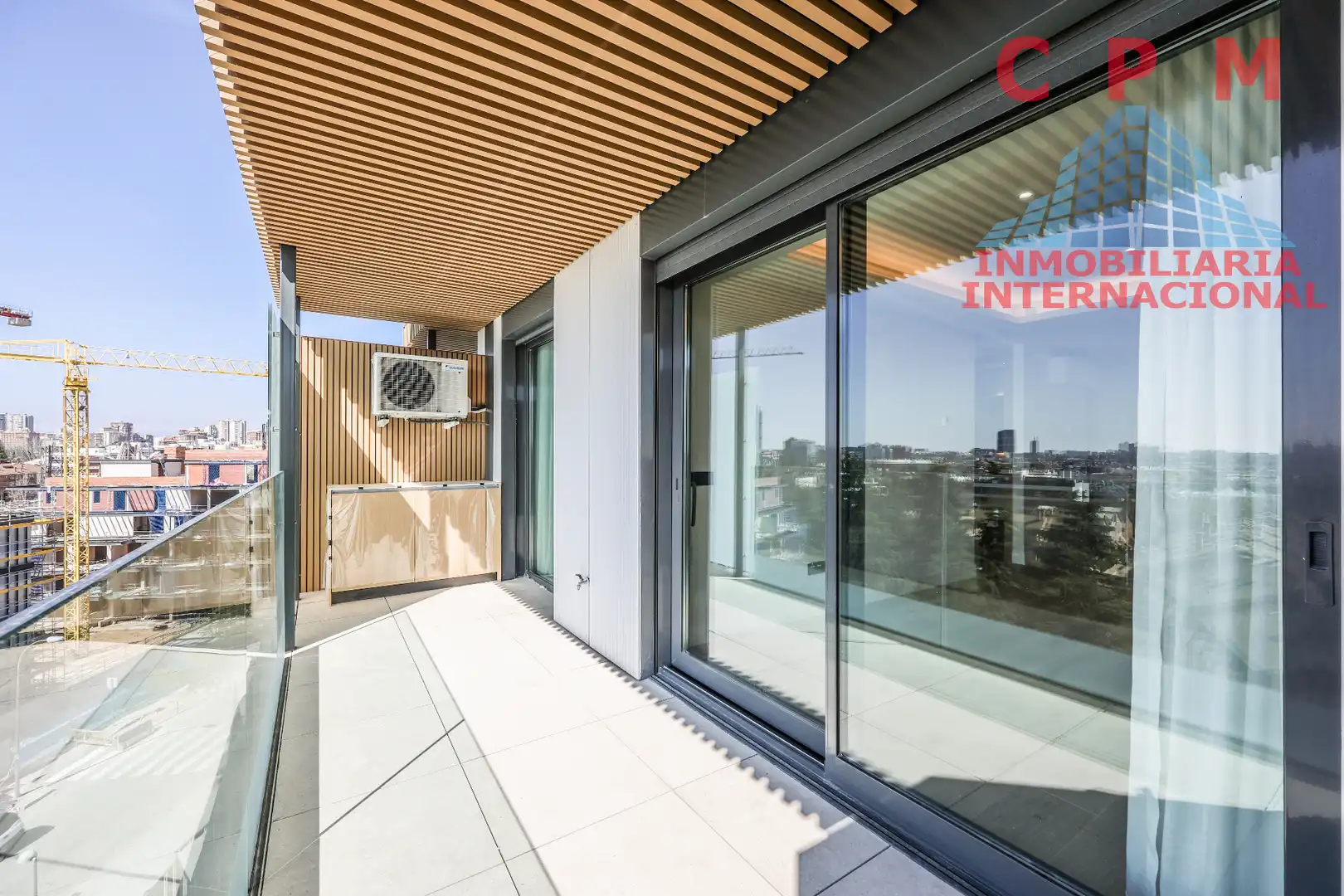 Terraza de Piso de alquiler en Madrid con Aire acondicionado, Calefacción y Trastero
