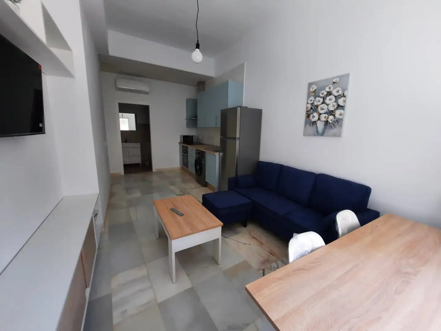 Sala de estar de Apartamento de alquiler en Badajoz con Aire acondicionado, Terraza y Trastero