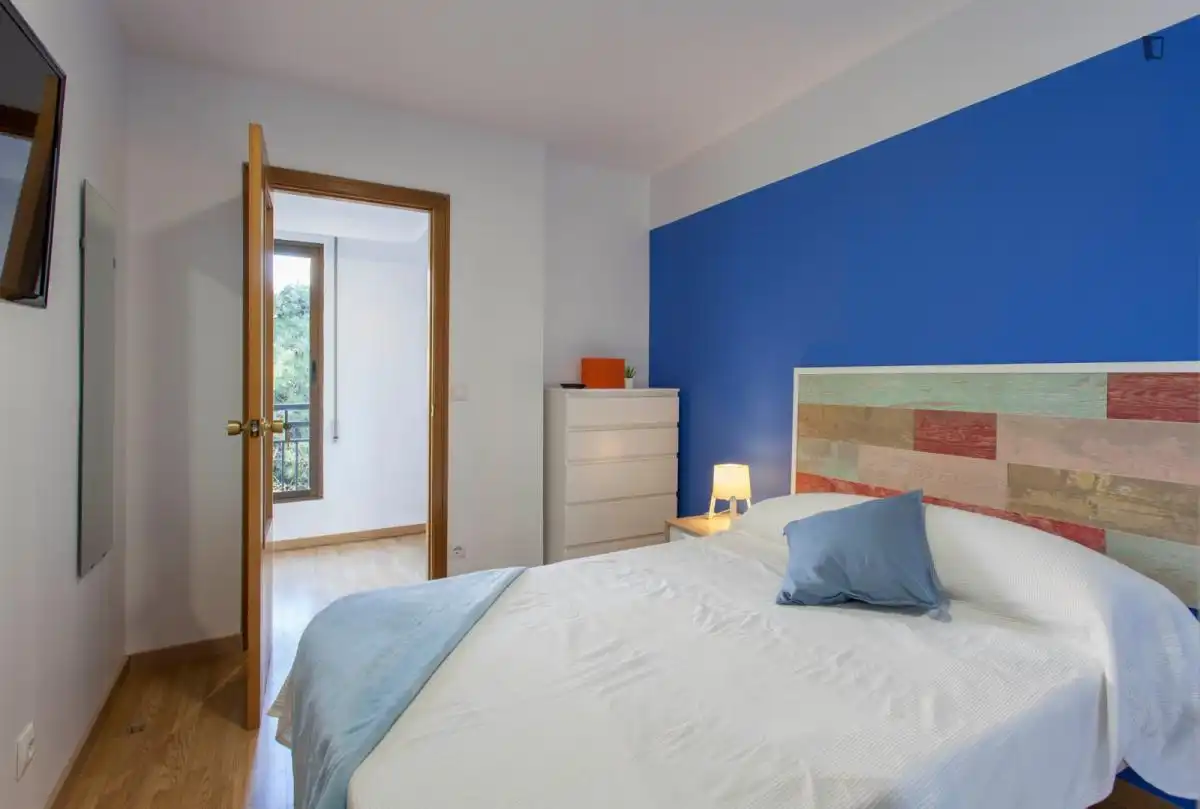 Habitación de Apartamento para compartir en Valencia con Aire acondicionado, Amueblado y Horno