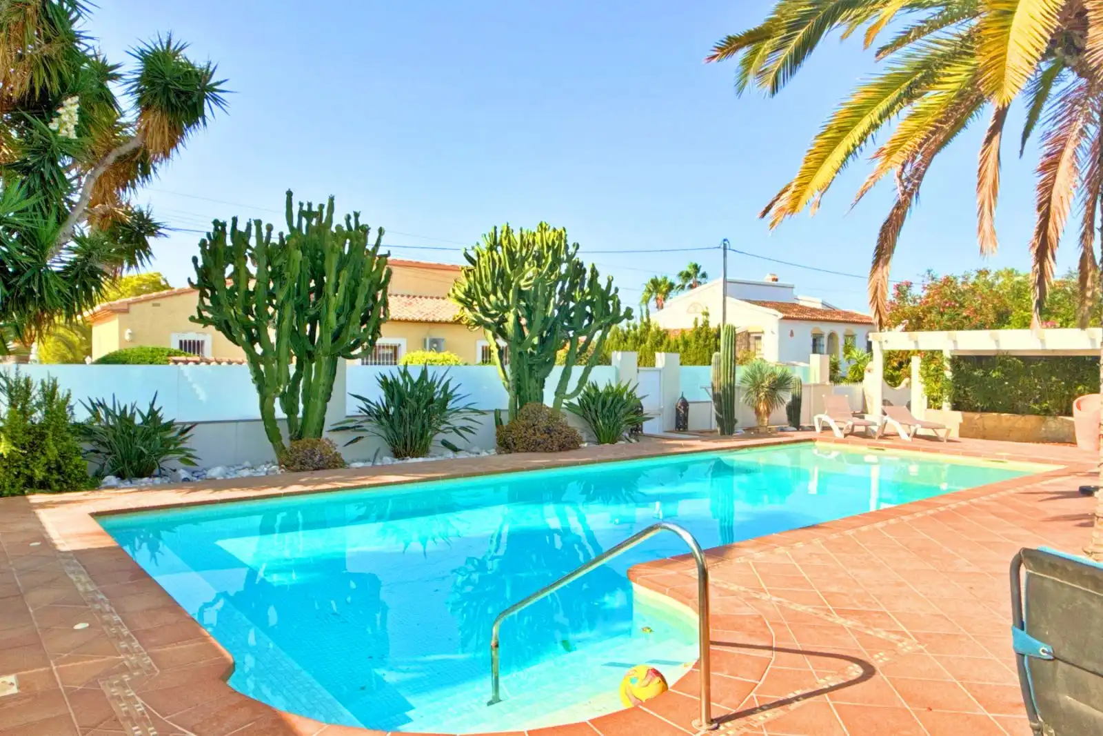 Piscina de Casa o chalet de alquiler en Calpe / Calp con Aire acondicionado, Calefacción y Terraza