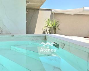 Swimming pool of Single-family semi-detached for sale in  Albacete Capital  with Terrace and Swimming Pool