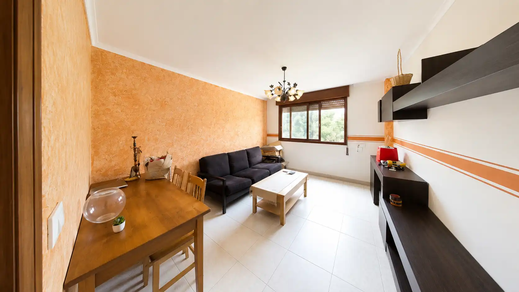 Sala de estar de Piso en venta en Vigo  con Trastero y Amueblado