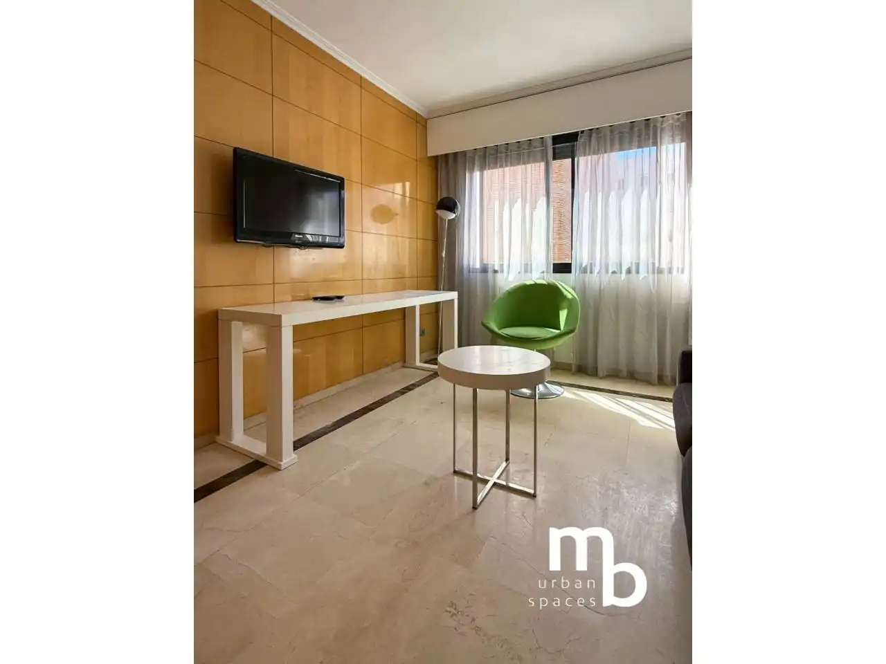 Wohnzimmer von Wohnung zur Miete in Madrid mit Klimaanlage und Möbliert