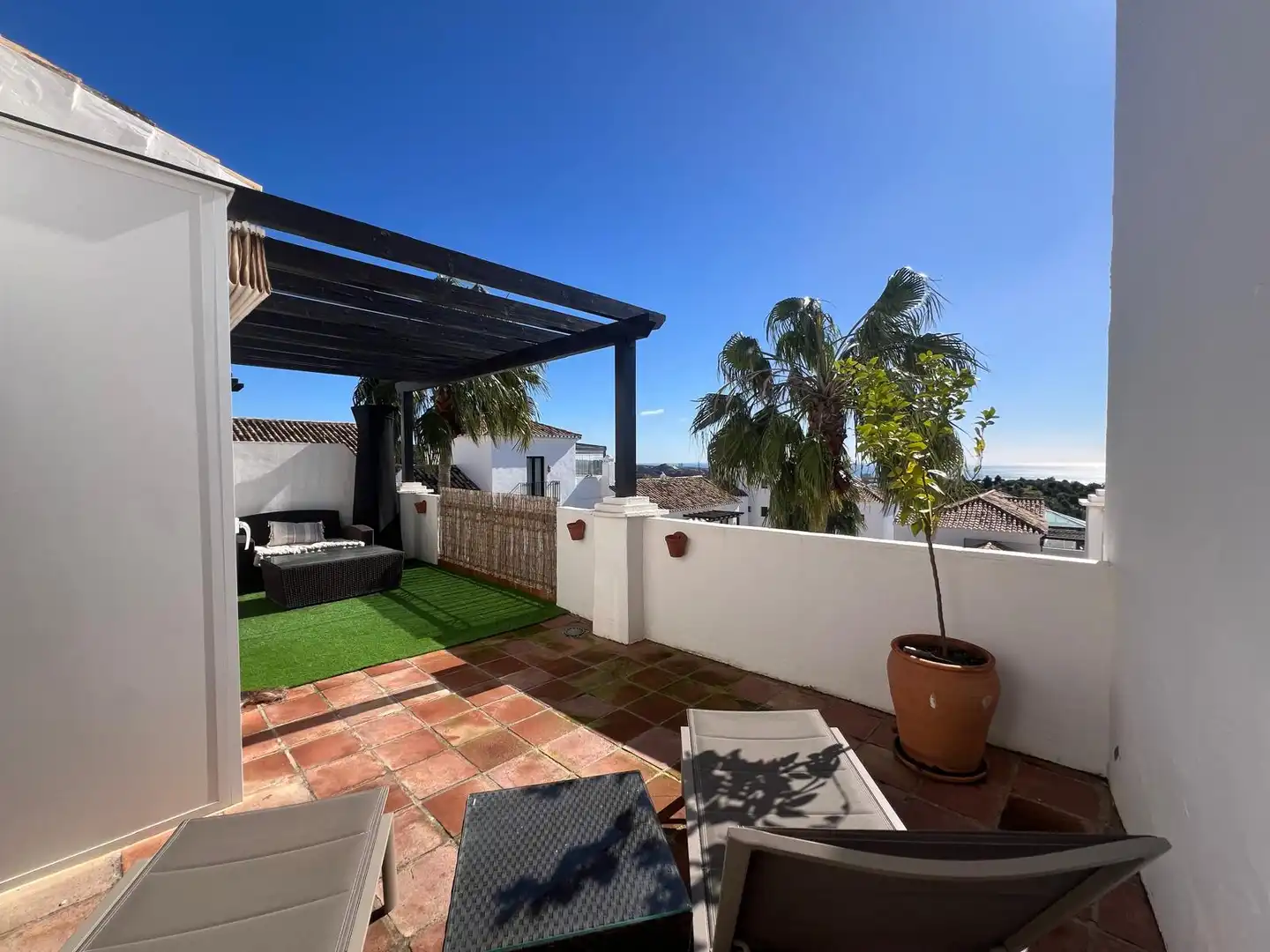 Terraza de Ático en venta en Marbella con Aire acondicionado, Calefacción y Terraza