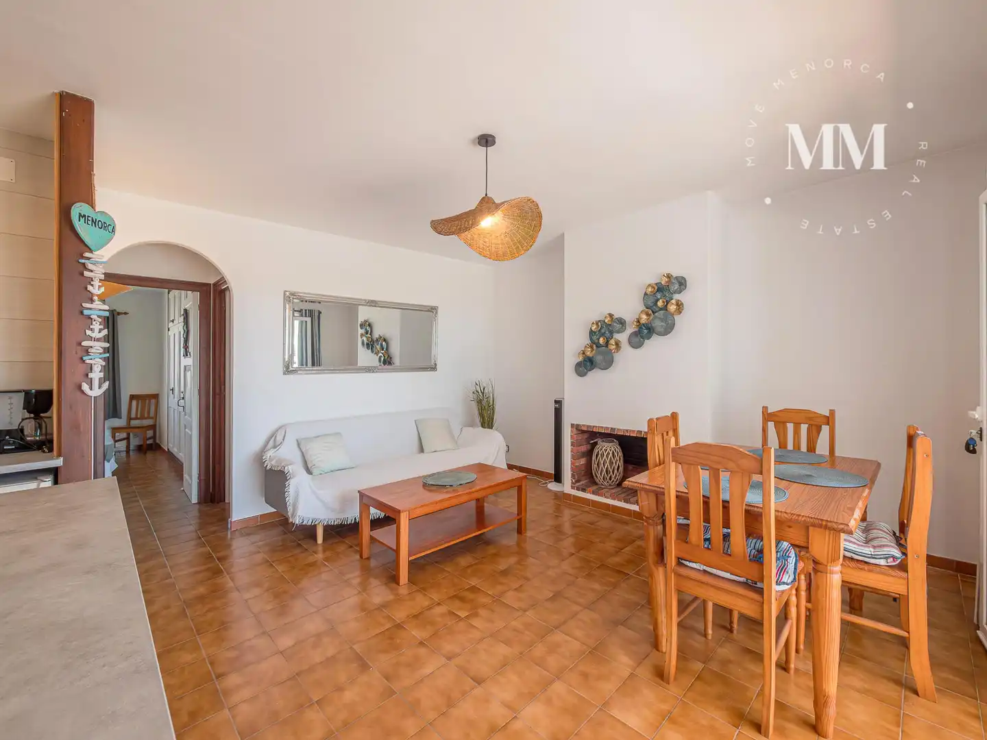 Living room of Apartments for sale in Alaior  with Terrace, Furnished and Community pool