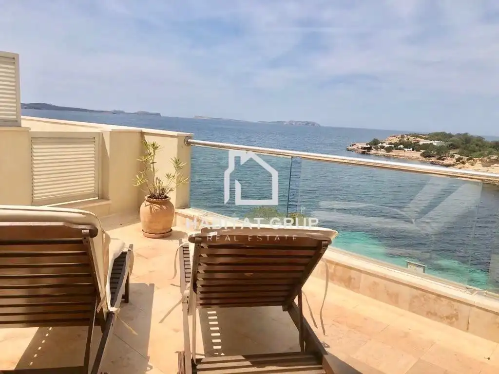 Balcony of Attic for rent in Sant Antoni de Portmany  with Air Conditioner, Heating and Terrace