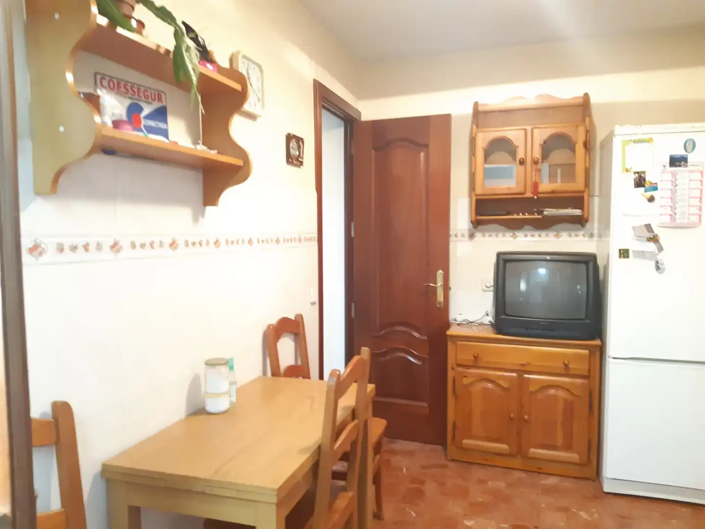 Kitchen of Flat for rent in Madrid  with Air Conditioner, Parquet flooring and Terrace