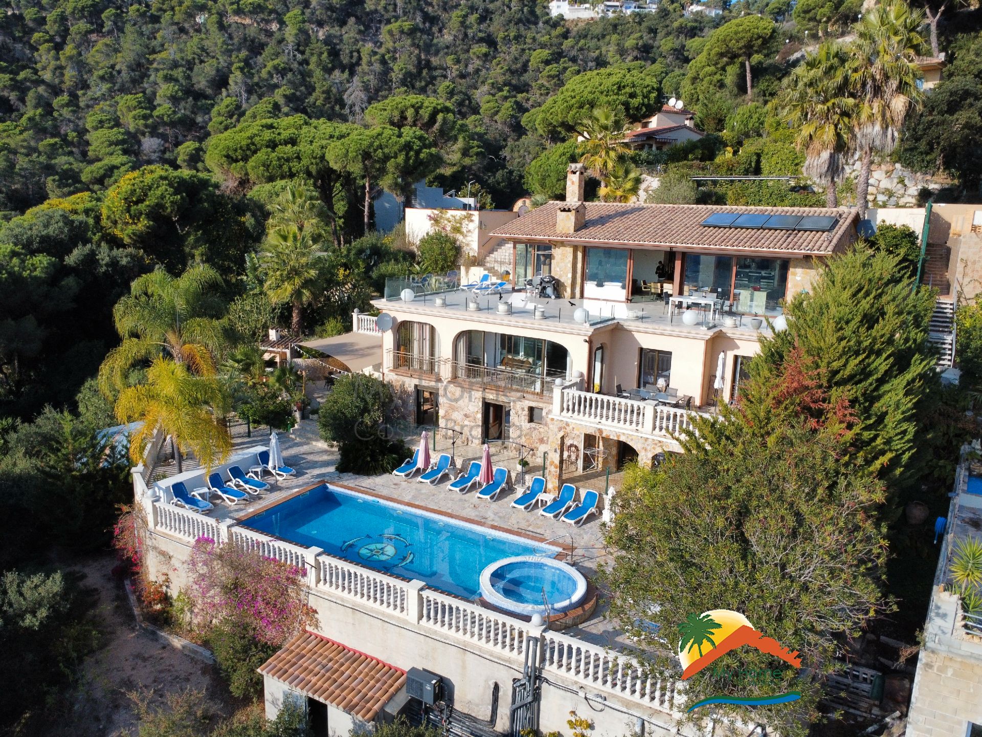 Garden of House or chalet for sale in Lloret de Mar  with Air Conditioner, Heating and Private garden