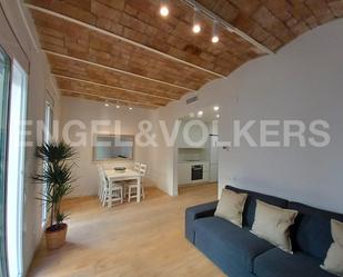 Sala d'estar de Apartament de lloguer en  Barcelona Capital amb Aire condicionat, Calefacció i Terrassa