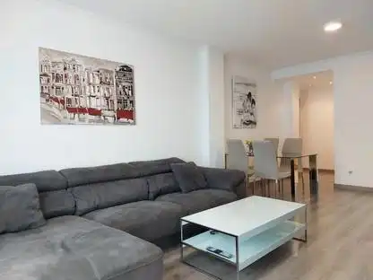 Living room of Flat for sale in Dénia  with Air Conditioner, Terrace and Balcony