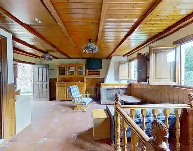 Wohnzimmer von Einfamilien-Reihenhaus zum Verkauf in Laviana mit Möbliert