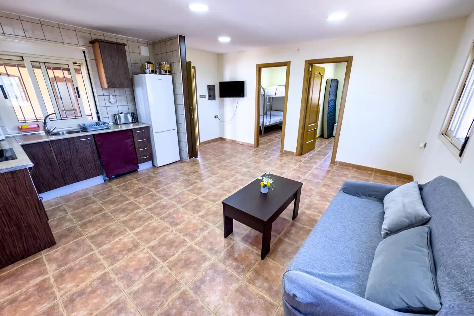 Wohnzimmer von Country house zum Verkauf in Fuente Álamo de Murcia mit Klimaanlage, Privatgarten und Abstellraum