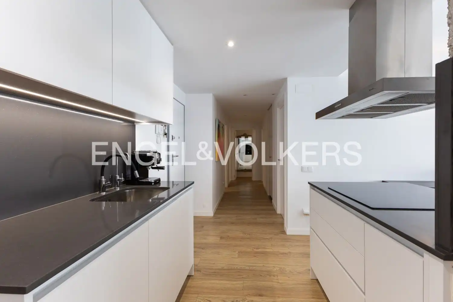 Cocina de Piso de alquiler en Castellón de la Plana / Castelló de la Plana con Aire acondicionado, Calefacción y Parquet