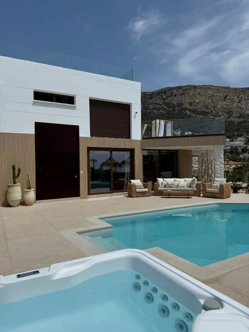 Terraza de Casa o chalet en venta en Altea con Aire acondicionado, Calefacción y Jardín privado