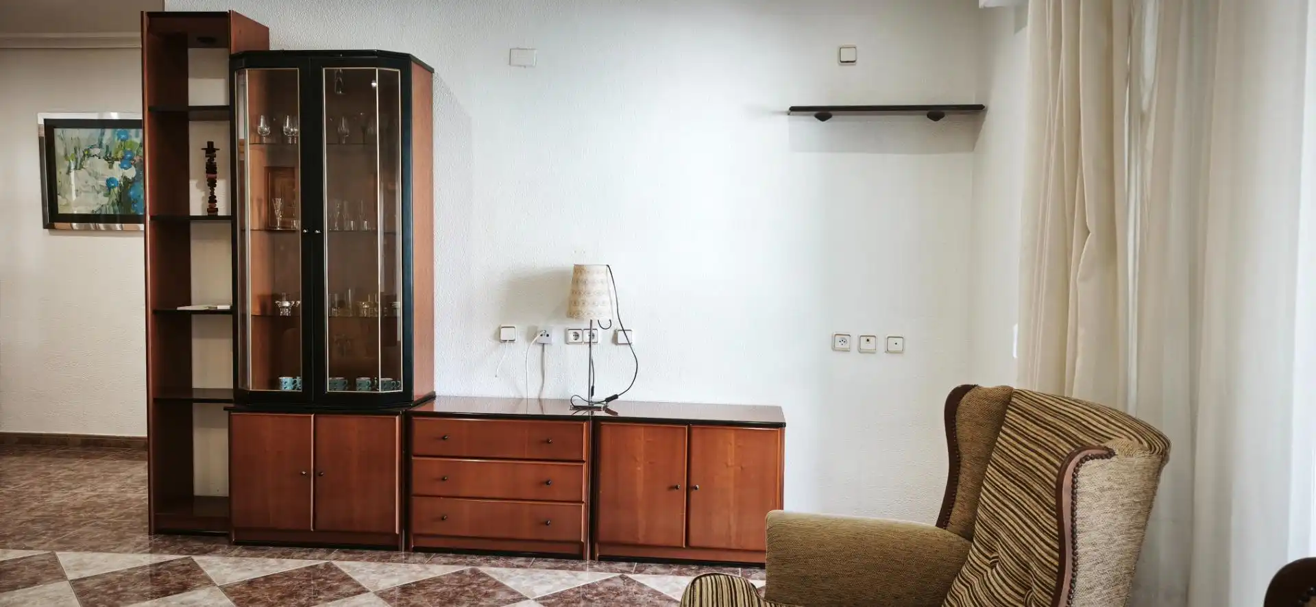 Sala d'estar de Pis de lloguer en Molina de Segura amb Aire condicionat, Calefacció i Moblat