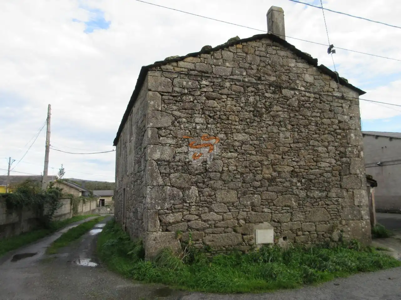 Vista exterior de Finca rústica en venda en A Capela  amb Calefacció