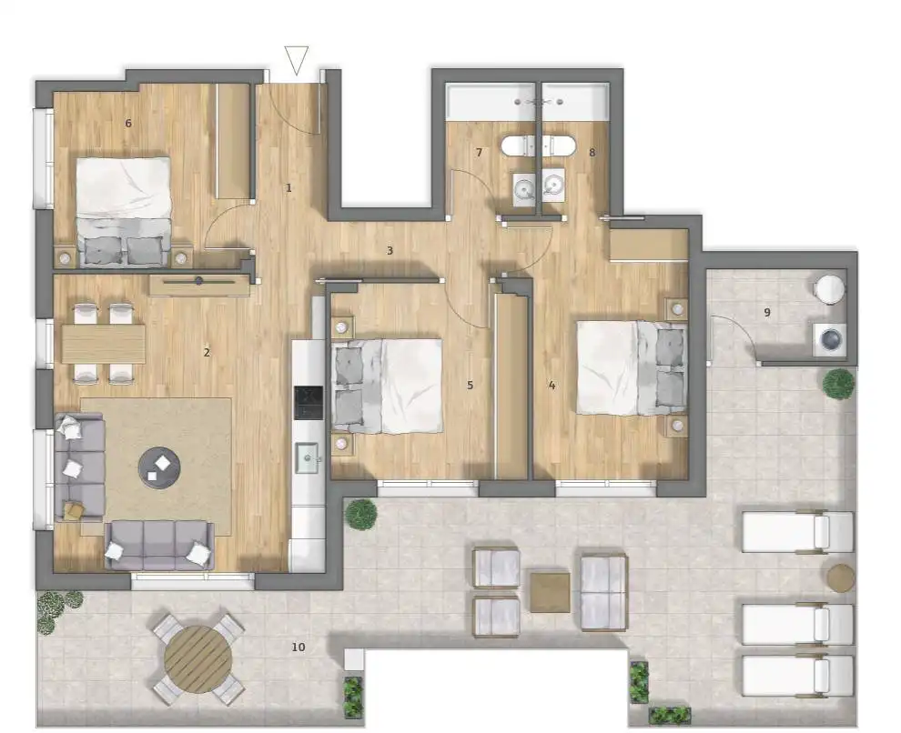 Piso en venta en Amorebieta-Etxano con Calefacción y Terraza