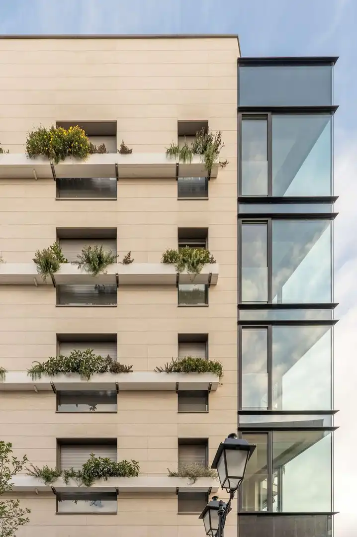 Vista exterior de Pis de lloguer en Barcelona amb Aire condicionat, Calefacció i Jardí privat
