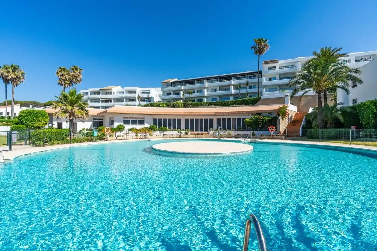 Swimming pool of Flat for sale in Mijas  with Terrace