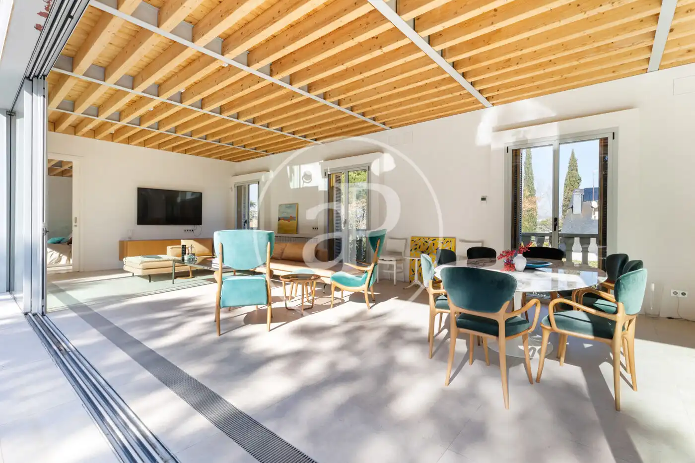 Terrace of Houses for sale in Sant Cugat del Vallès  with Air Conditioner, Heating and Private garden