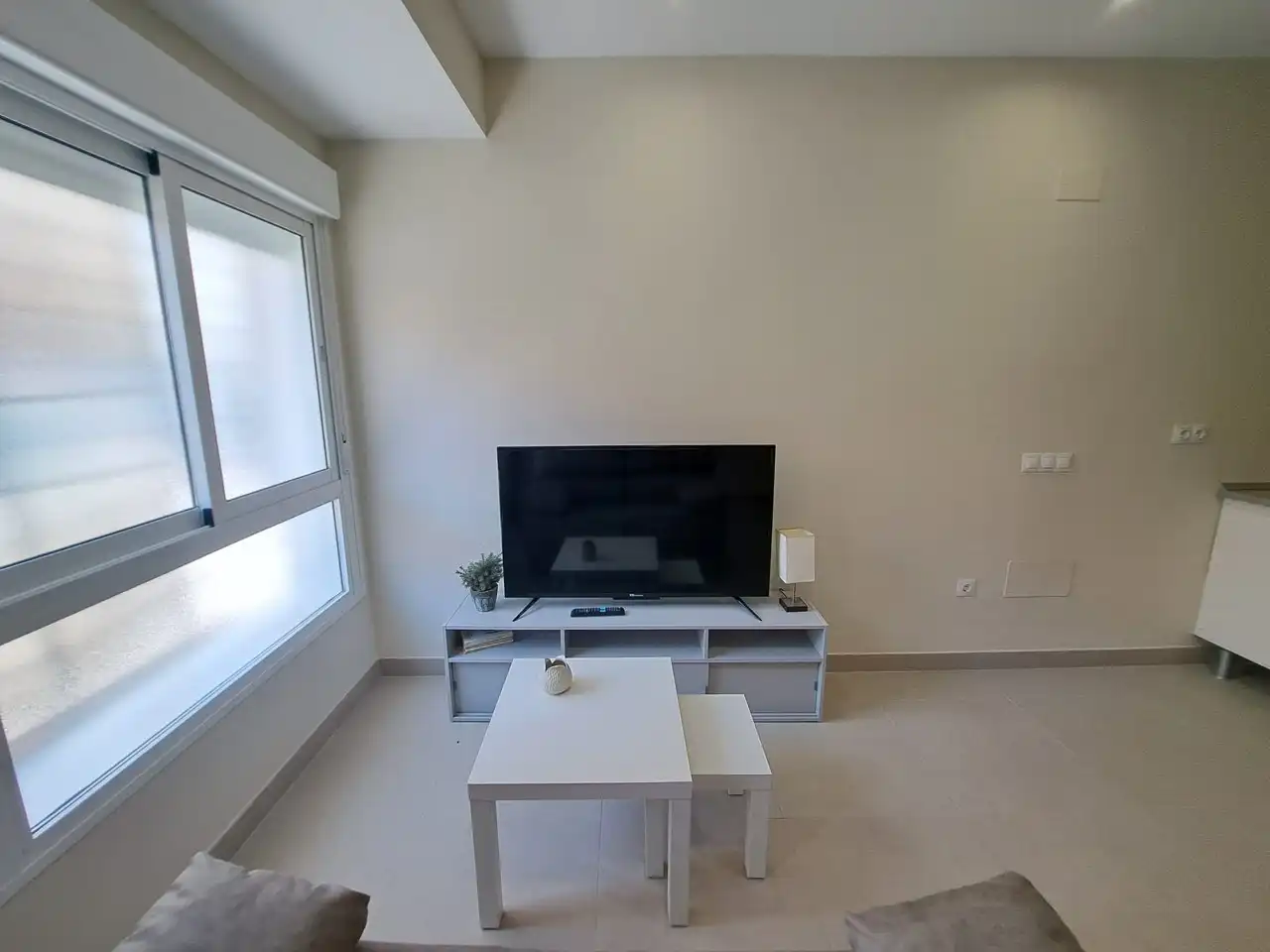 Living room of Study for rent in Málaga  with Air Conditioner, Heating and Furnished