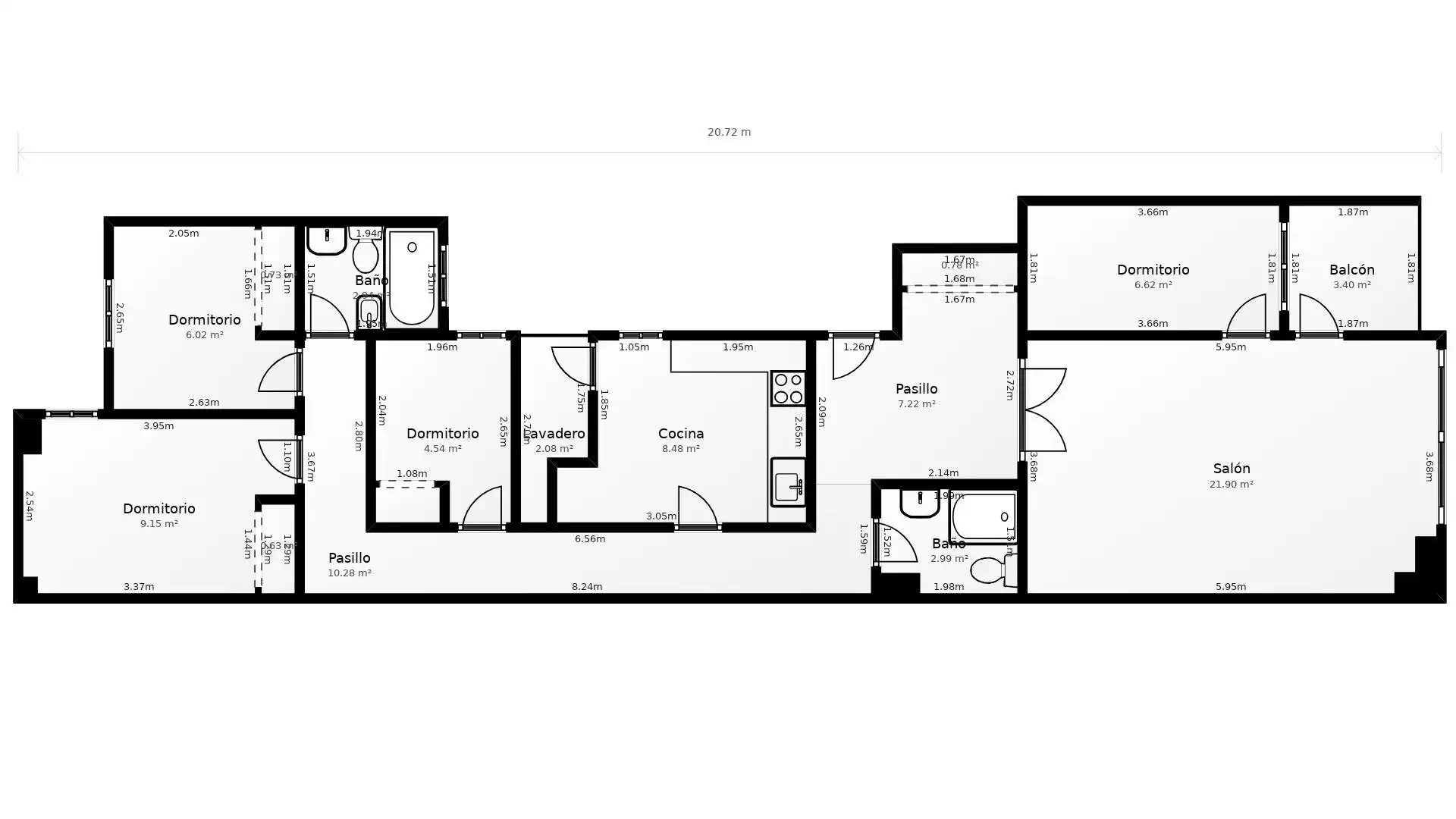 Piso en venta en Alicante / Alacant con Parquet, Terraza y Balcón