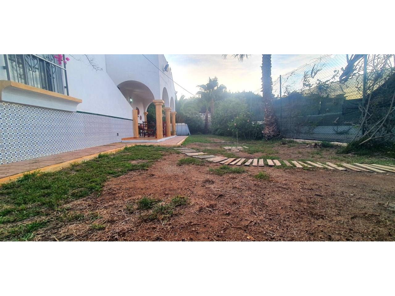 Garden of House or chalet for sale in Roquetas de Mar  with Private garden, Parquet flooring and Terrace