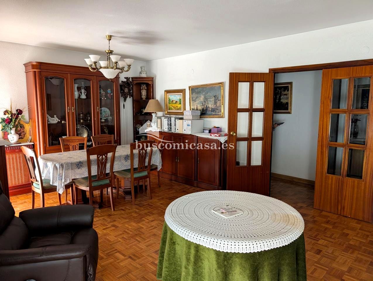 Dining room of Flat for sale in  Jaén Capital  with Air Conditioner, Heating and Parquet flooring