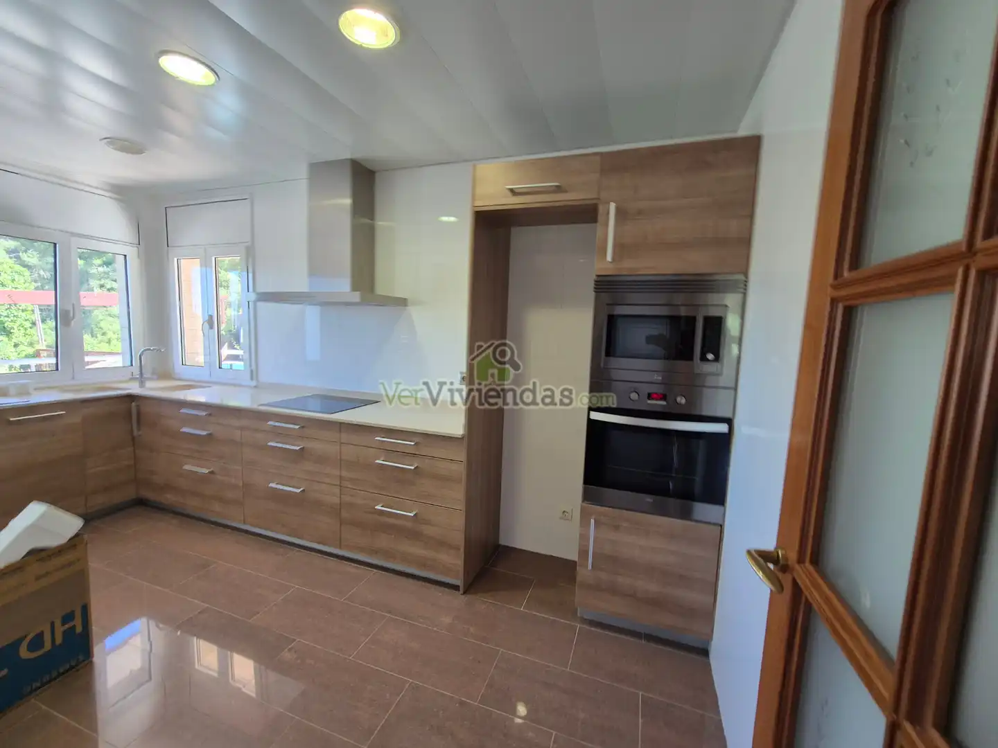 Cocina de Casa o chalet en venta en Vallirana con Aire acondicionado, Calefacción y Jardín privado