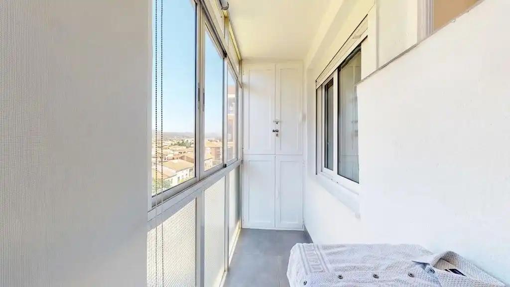 Balcony of Flat for sale in Madrid  with Air Conditioner, Heating and Terrace