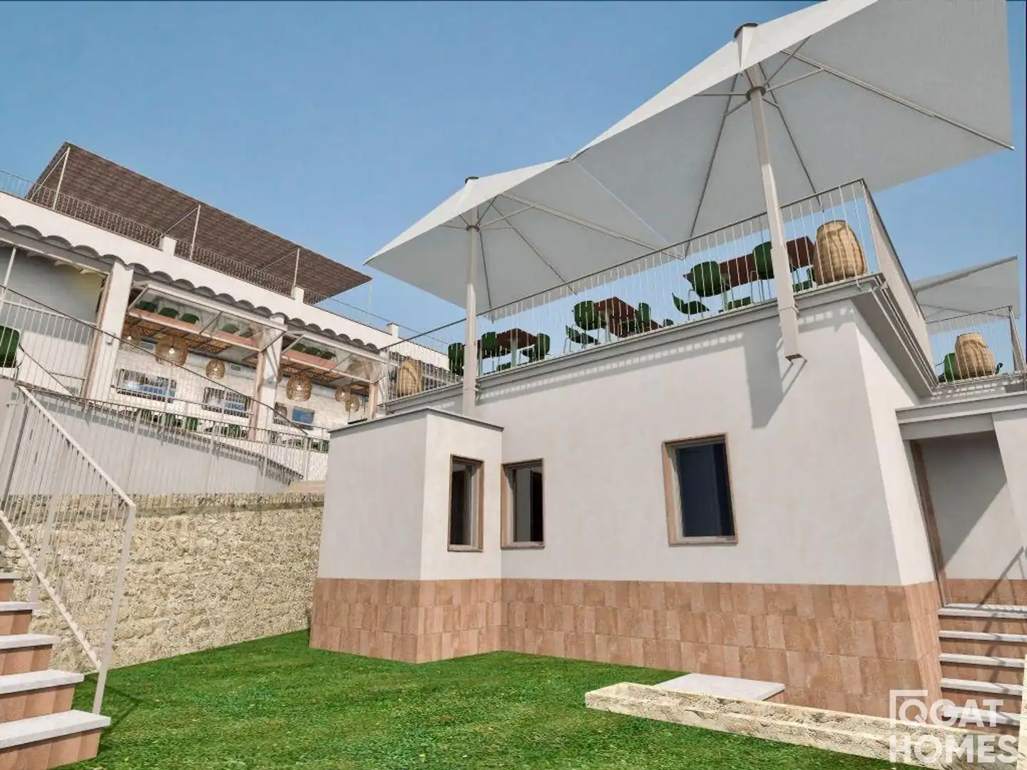 Terrassa de Casa o xalet en venda en Sant Cugat del Vallès amb Calefacció, Piscina i Alarma
